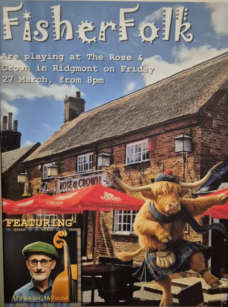 FISHER FOLK LIVE FRIDAY 27TH MARCH 2026